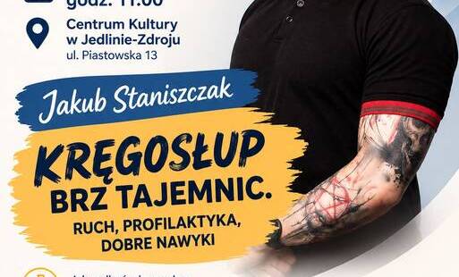 Zdjęcie do Wykład &bdquo;Kręgosłup bez tajemnic. Ruch, profilaktyka, dobre nawyki&rdquo;